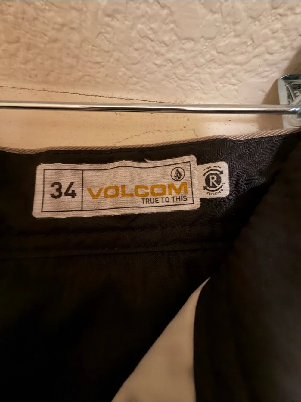 Volcom Men's Flat Front Shorts in Khaki